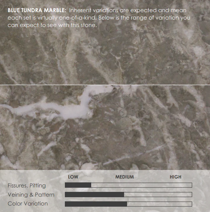 Fireside Finishings Blue Tundra Marble - Image 3