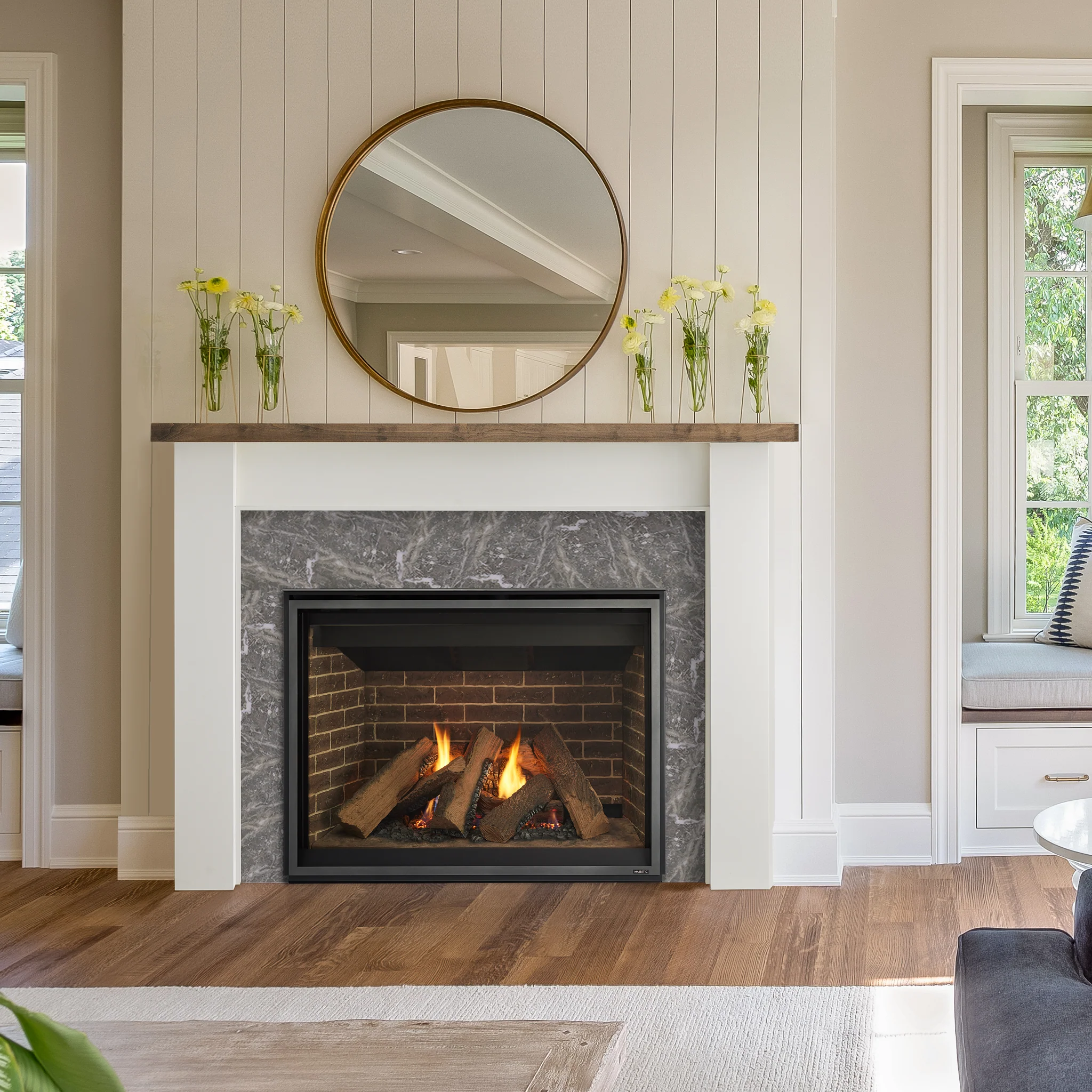 Fireside Finishings Laurel Wood Mantel - Image 5