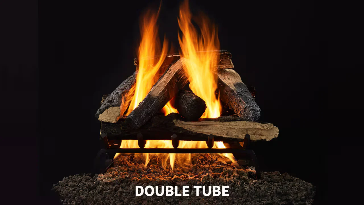 Heat & Glo Kindled Stack Gas Log Set - Image 2