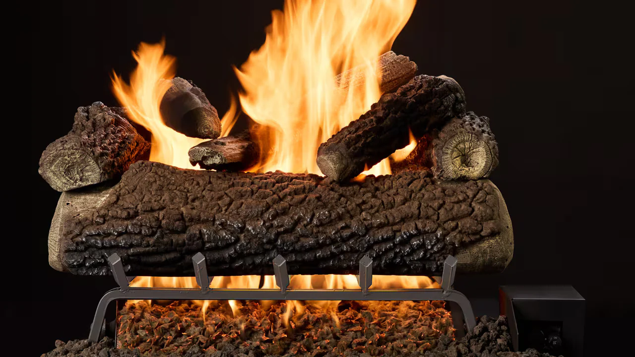 Heat & Glo Outdoor Timberland Oak Vented Log Set - Image 2