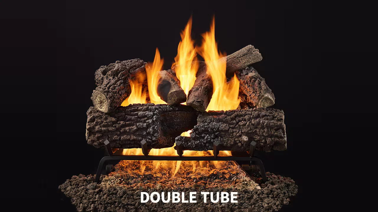 Heat & Glo Smoldering Timberland Oak Gas Log Set - Image 3