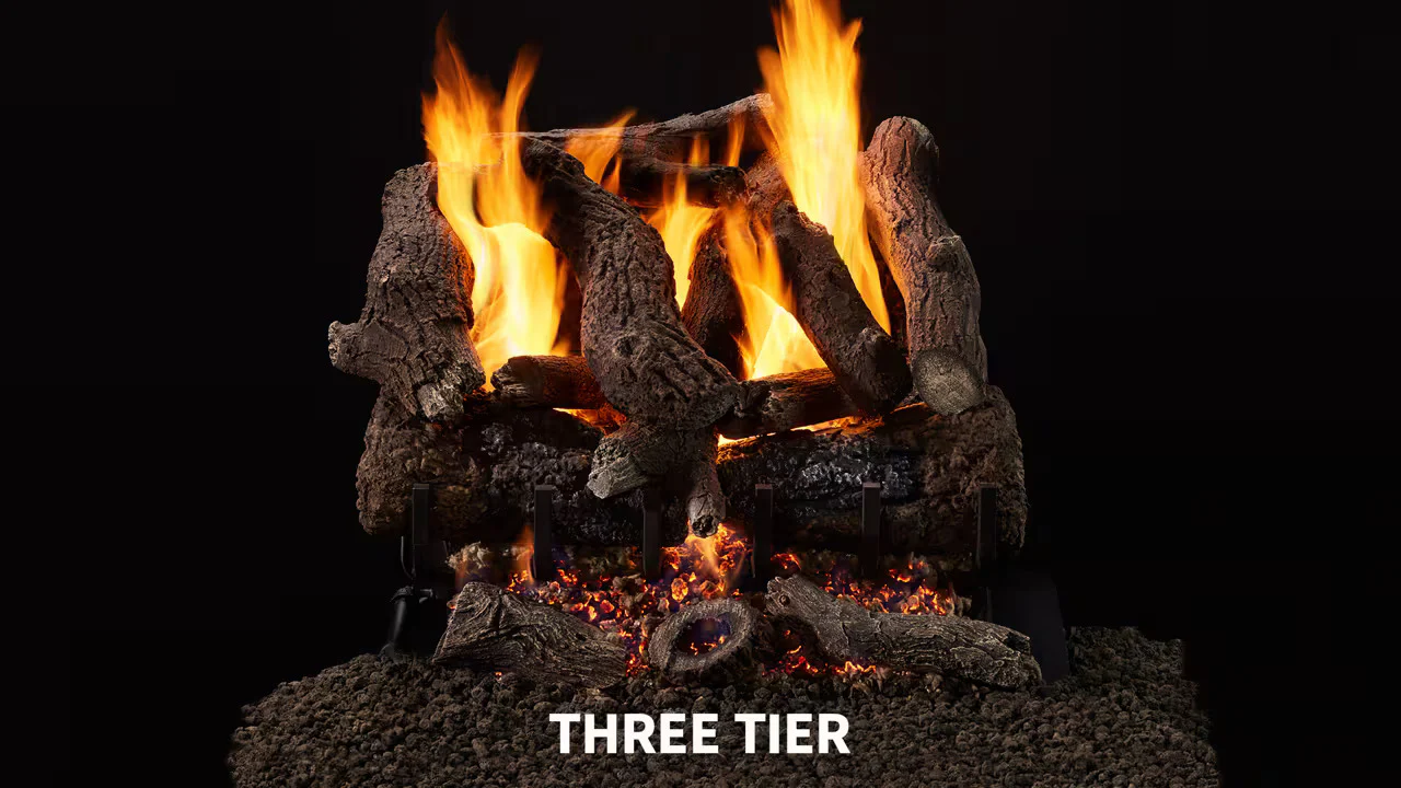 Heat & Glo Heritage Oak Gas Log Set - Image 2