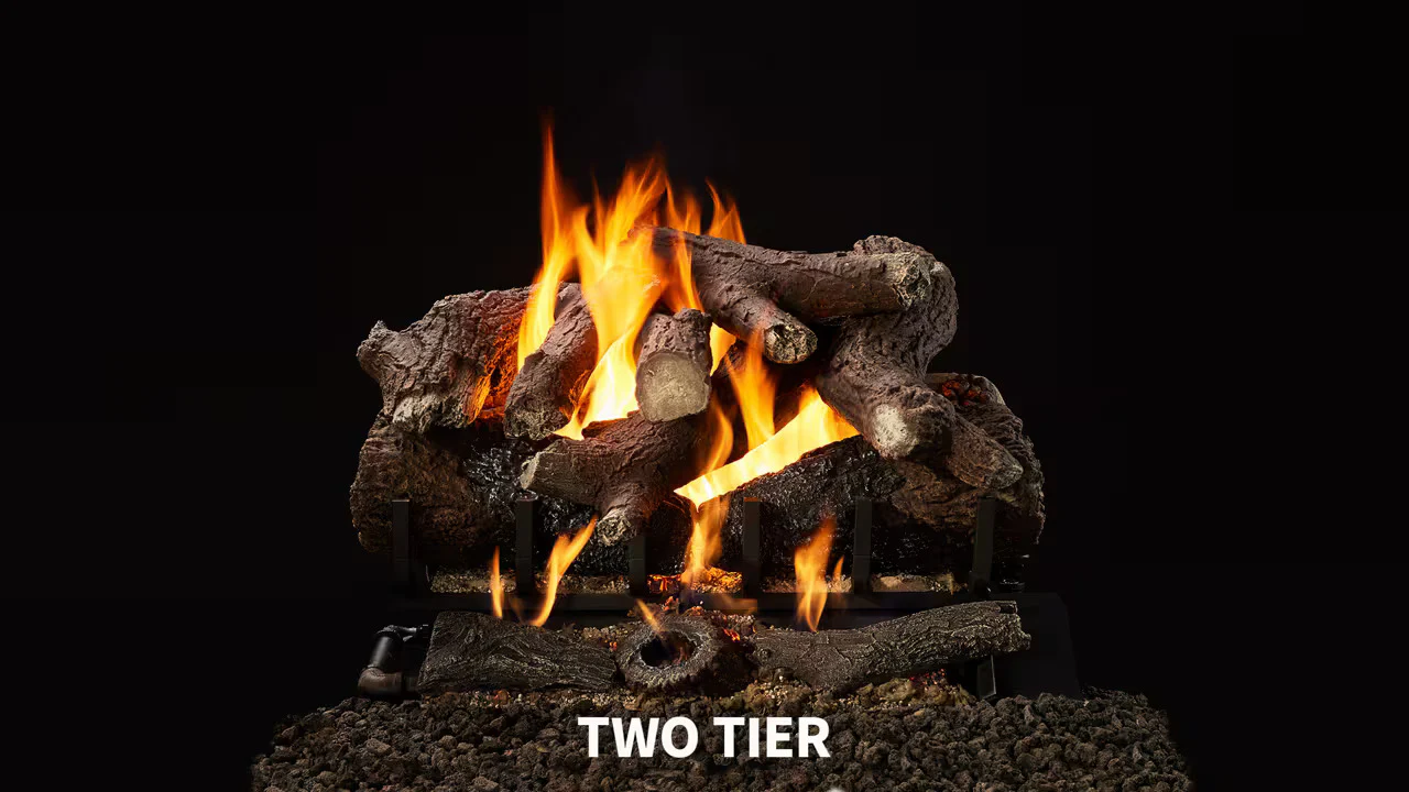 Heat & Glo Heritage Oak Gas Log Set - Image 3