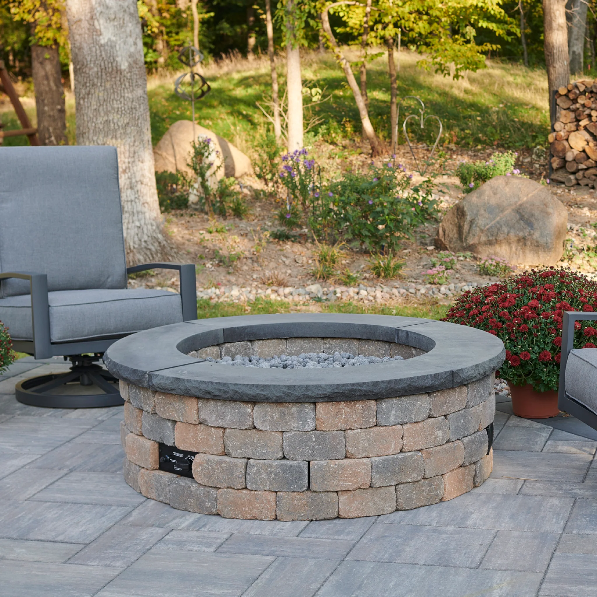Outdoor GreatRoom Bronson Round Fire Pit Kit - Image 3