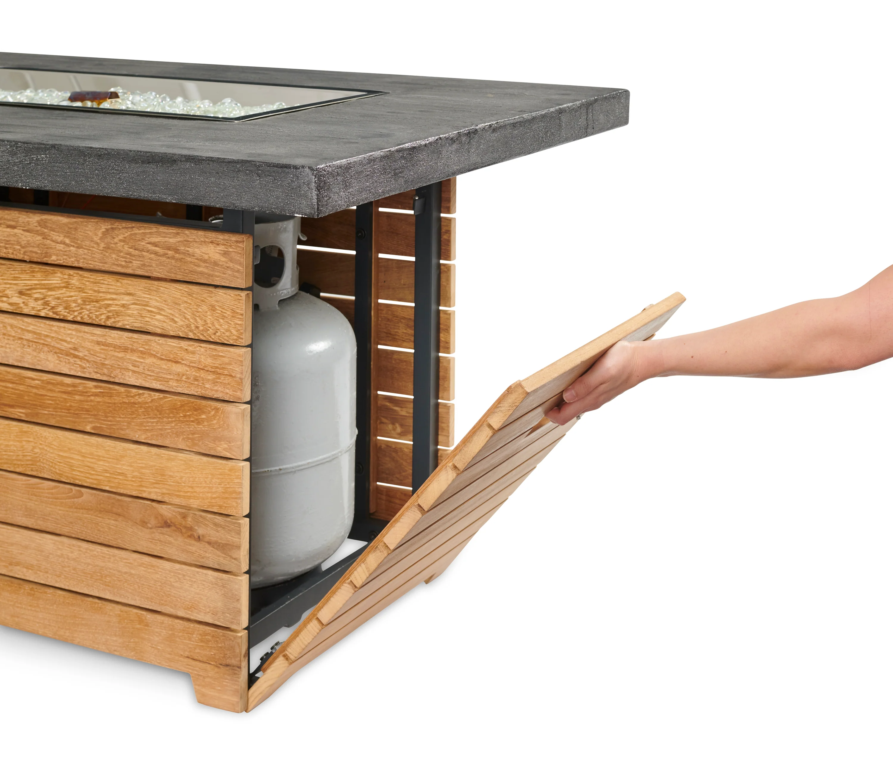 Outdoor GreatRoom Darien Fire Pit Table - Image 6