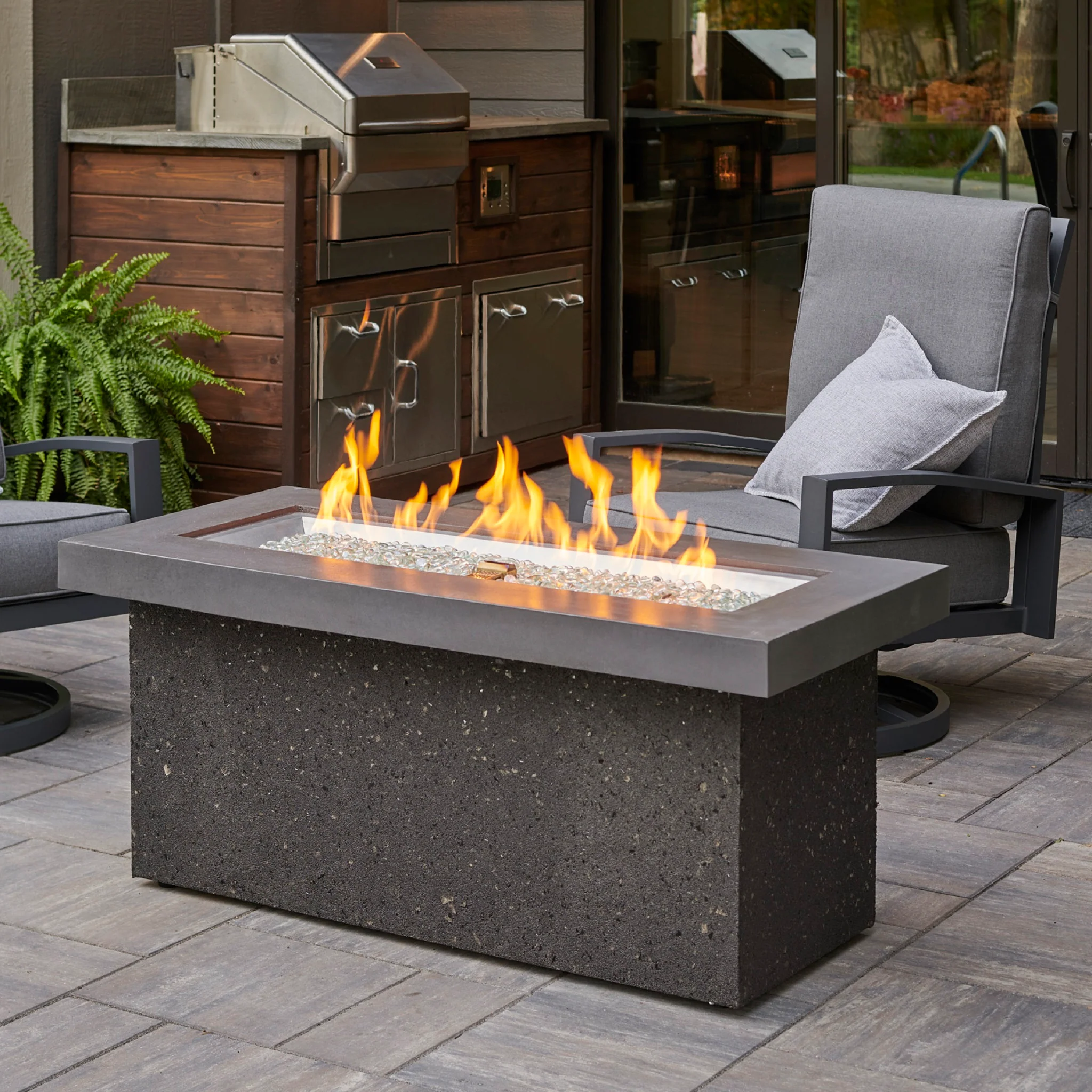 Outdoor GreatRoom Key Largo Fire Pit Table - Image 2