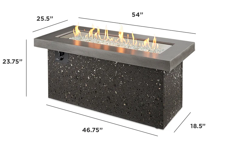 Outdoor GreatRoom Key Largo Fire Pit Table - Image 3