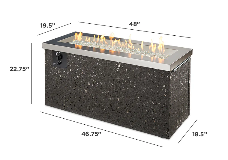 Outdoor GreatRoom Key Largo Fire Pit Table - Image 4