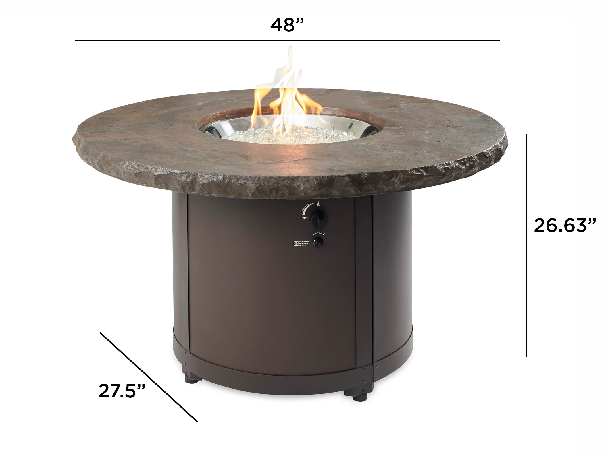 Outdoor GreatRoom Beacon Fire Pit Table - Image 3
