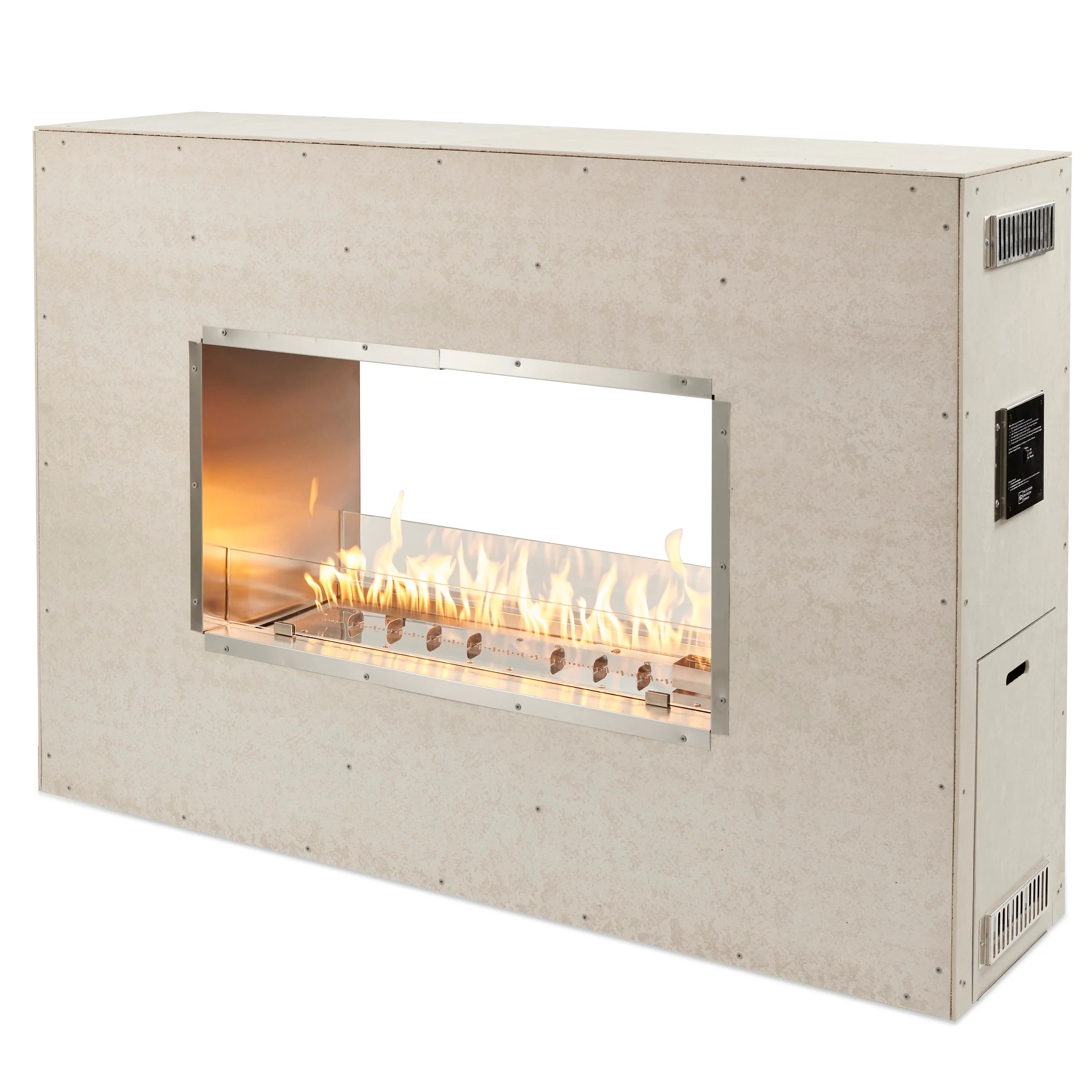Outdoor GreatRoom Ready-to-Finish Double Sided Gas Fireplace - Image 2