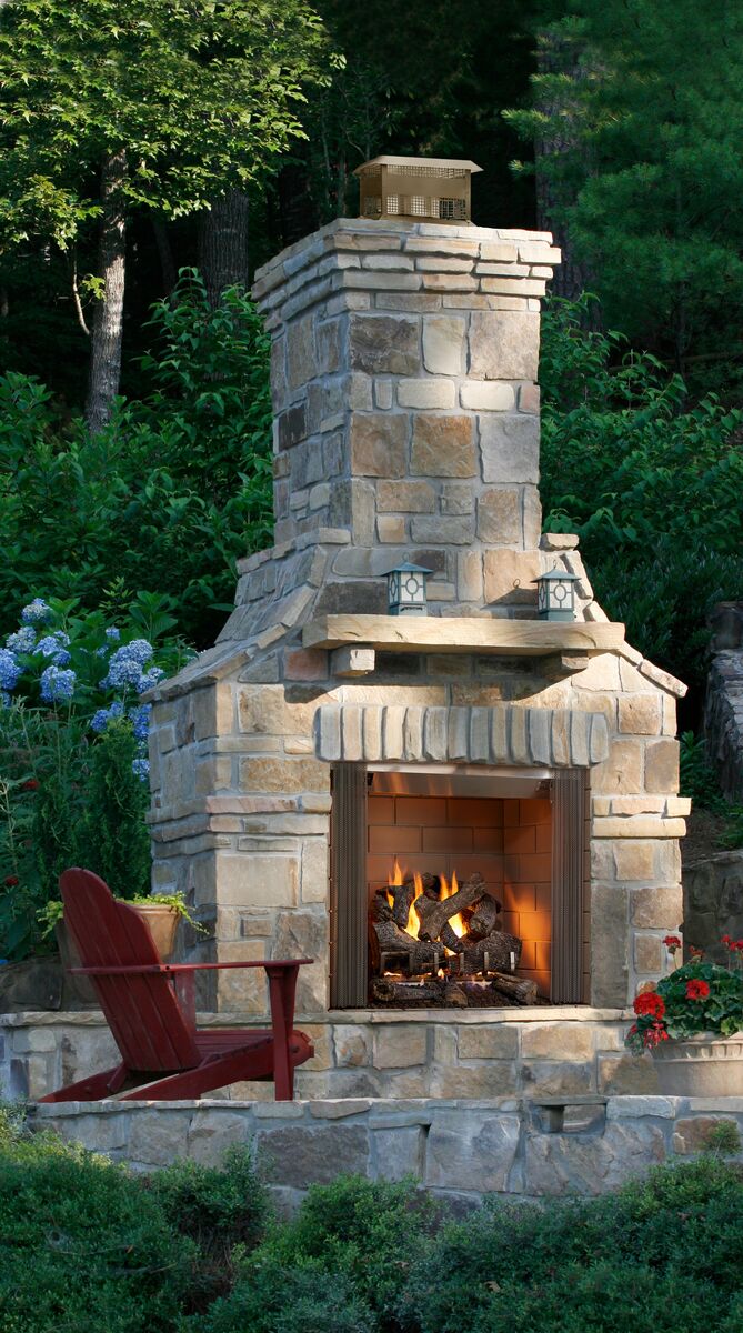Outdoor Lifestyles Castlewood Wood Fireplace - Image 3