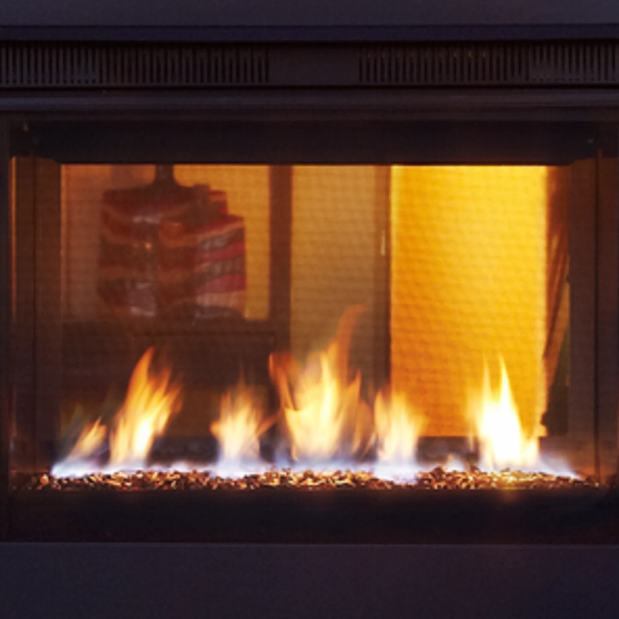 Outdoor Lifestyles Twilight Modern Double Sided Gas Fireplace - Image 3