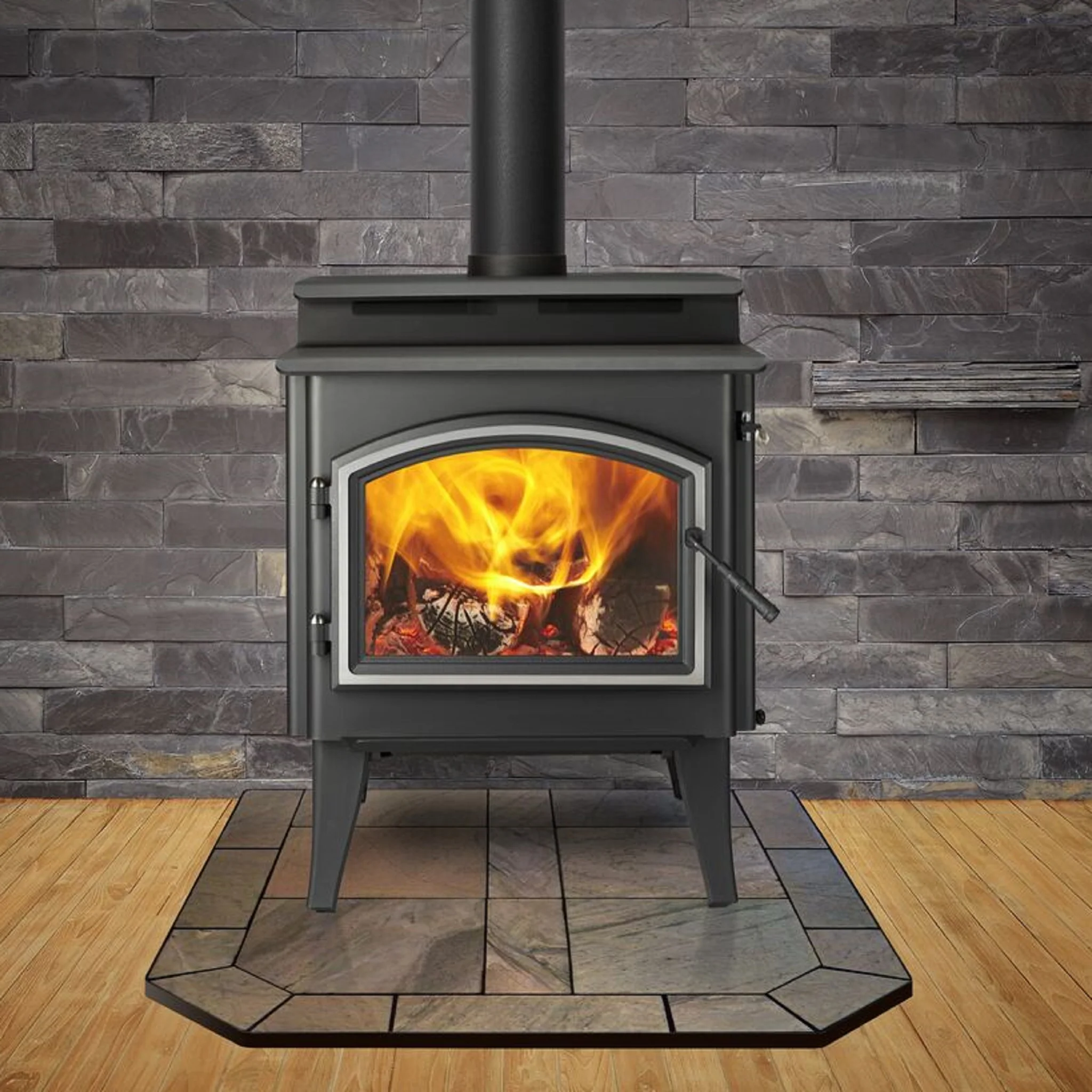 Quadra-Fire 5700 Step Top Wood Stove - Image 4