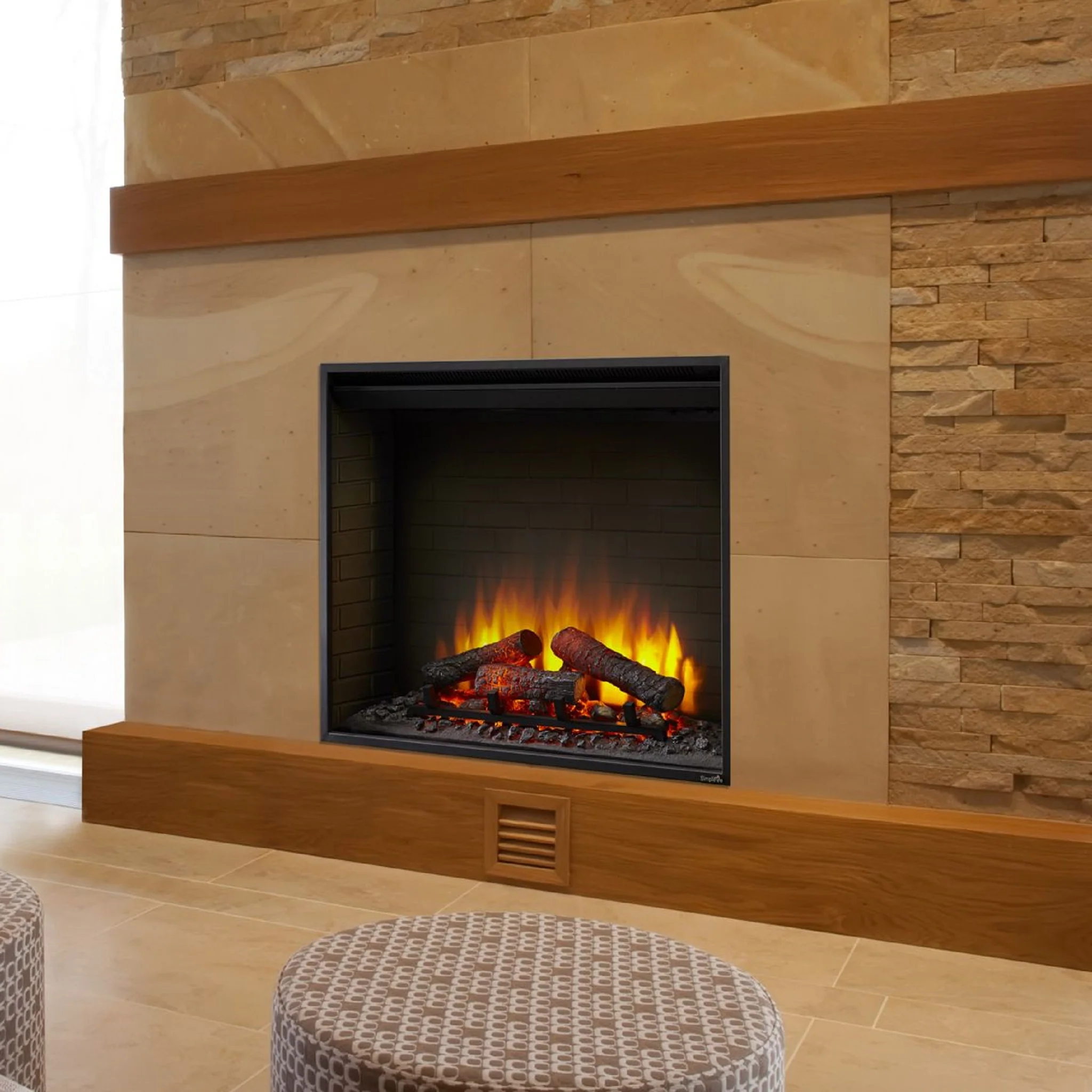 SimpliFire Built-In Electric Fireplace - Image 3