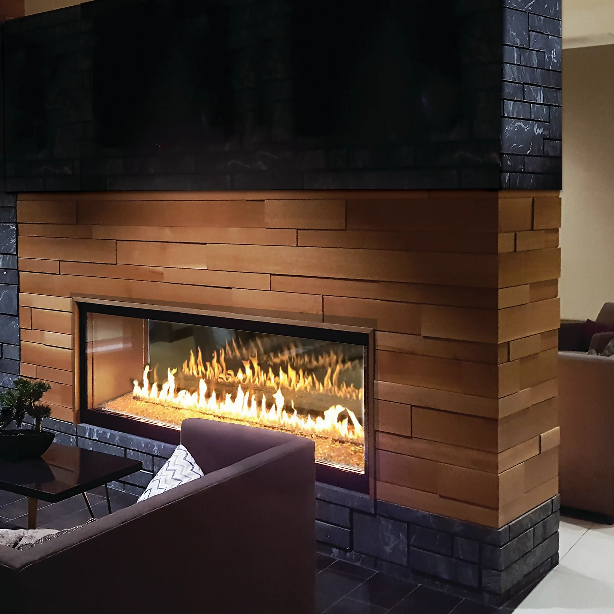 Stellar Enlight Double Sided Gas Fireplace - Image 5