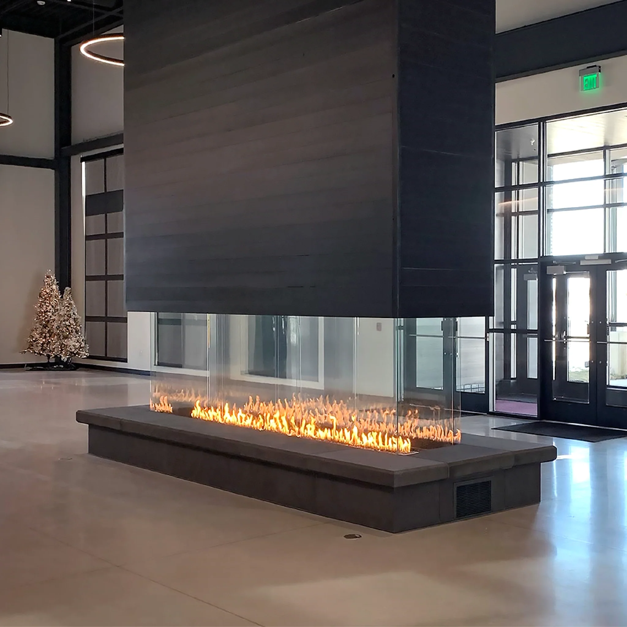 Stellar Enlight Island Four Sided Gas Fireplace - Image 3